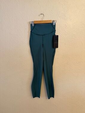 lululemon athletica Teal High-Rise Ribbed Leggings